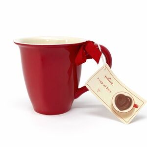 Hallmark Red Heart Mug Valentine’s Day Gift Coffee Tea Cup New